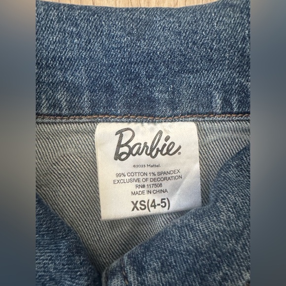 Barbie Denim Vest for Girl ๐ง๐๐๐๐ - Picture 4 of 6